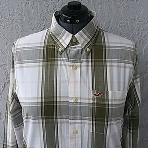 Hollister Beautiful Plaid Men's L/S. Shirt 👕